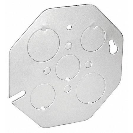 Southwire Electrical Box Cover, Octagon, Galvanized Steel, Flat Cover CBP